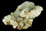 Fluorite with Manganese Inclusions on Quartz - Arizona #133660-1